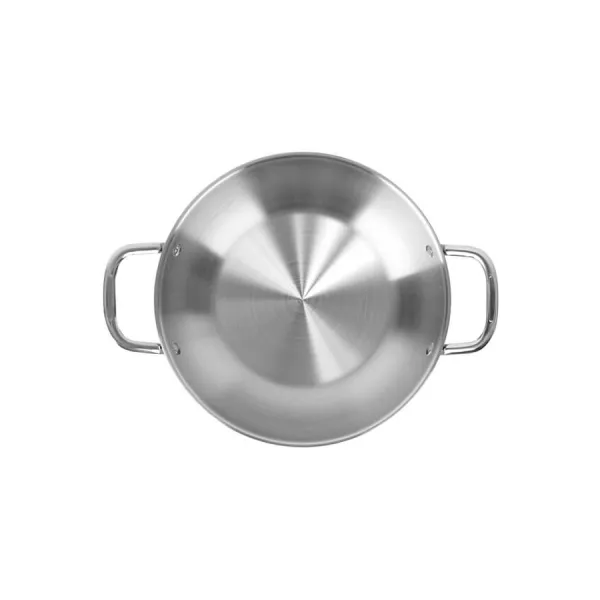 Chảo xào Inox cao cấp 3 lớp đáy liền Elmich Trimax EL3797 size 28cm