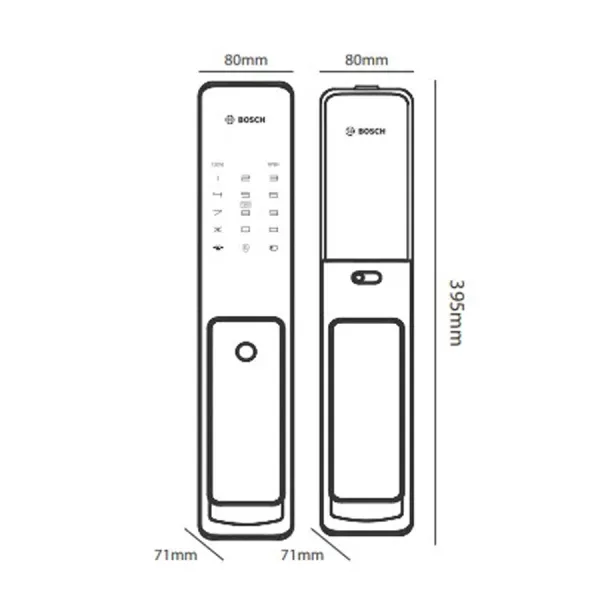 Khóa Cửa Điện Tử BOSCH FU 750K APP