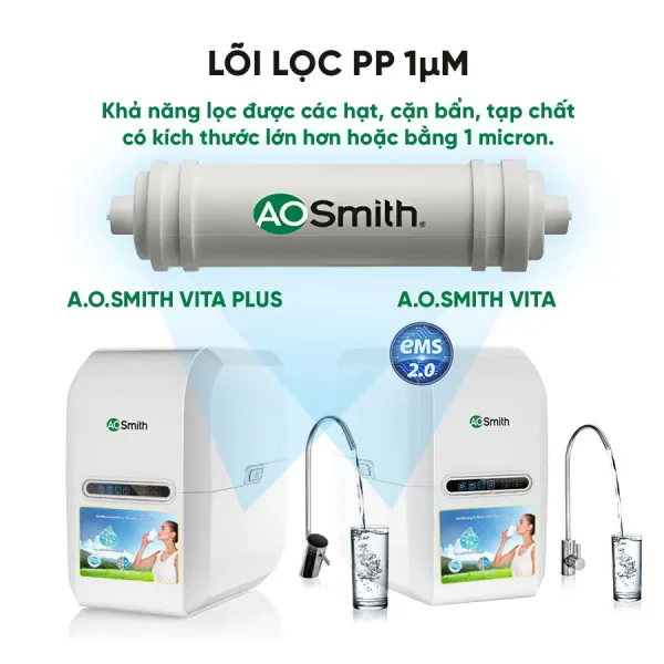 Lõi lọc A.O Smith PP 1µm (VITA/VITA Plus)