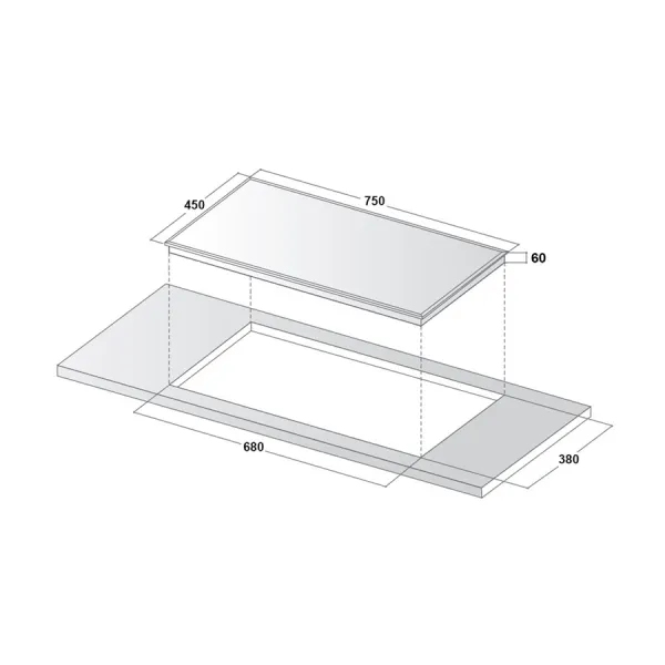 Bếp từ 2 vùng nấu Canzy CZ 939Plus