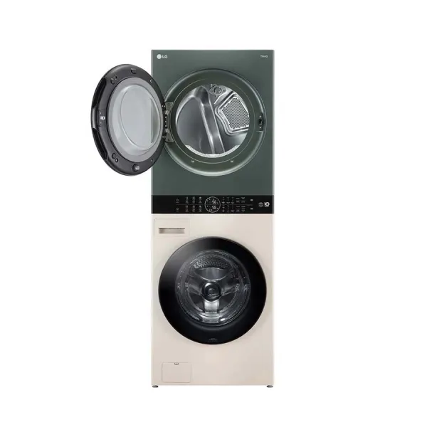 Tháp máy giặt cao cấp LG WashTower 21Kg + sấy 16Kg WT2116SHEG