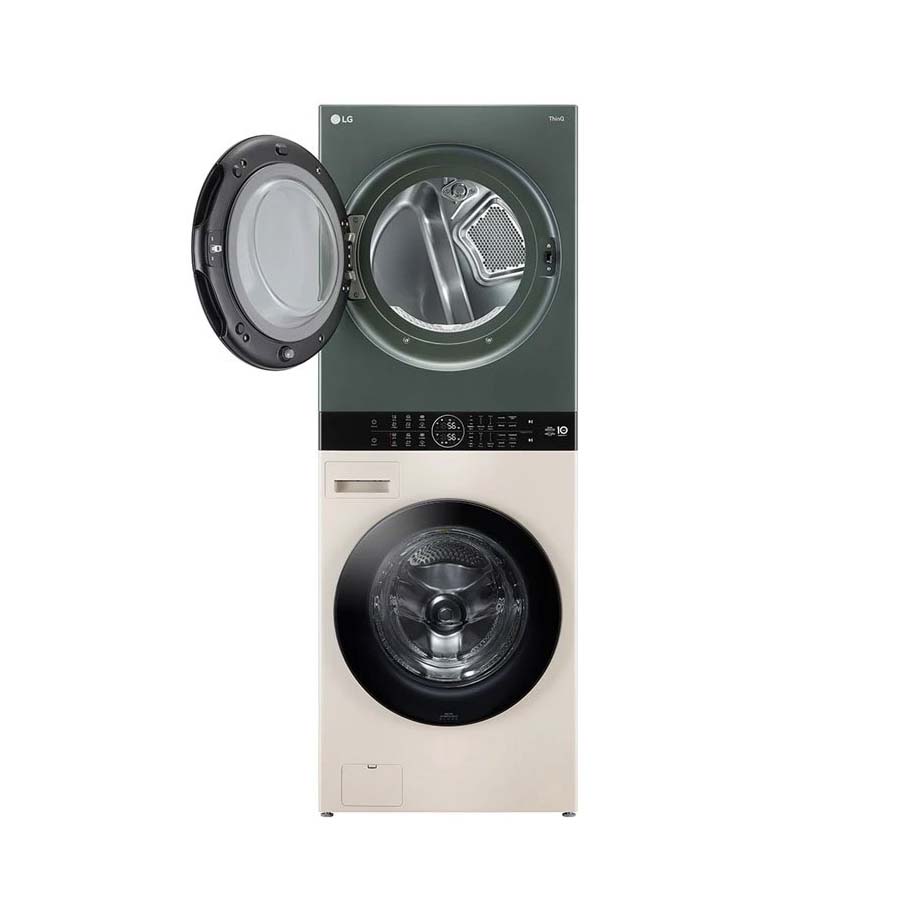 Tháp máy giặt cao cấp LG WashTower 21Kg + sấy 16Kg WT2116SHEG