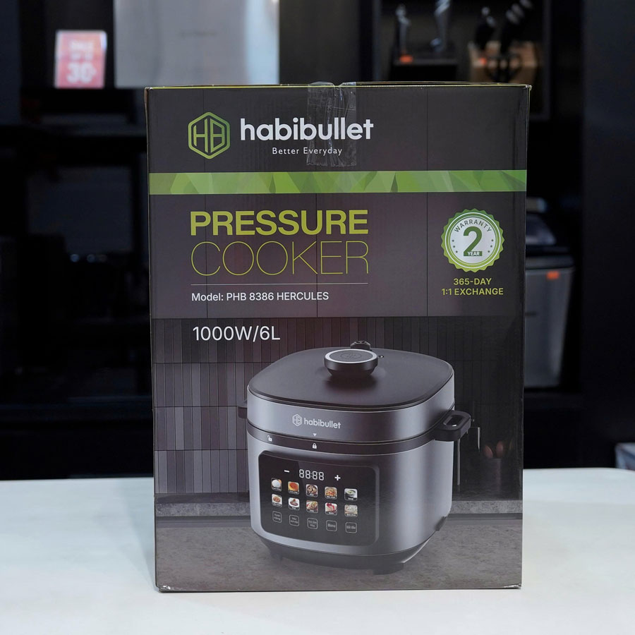 Ảnh thực tế Nồi áp suất đa năng Habibullet PHB-8386 Hercules