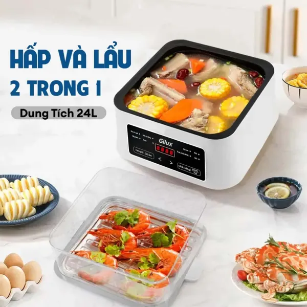Nồi lẩu hơi đa năng Gilux GLD11Z