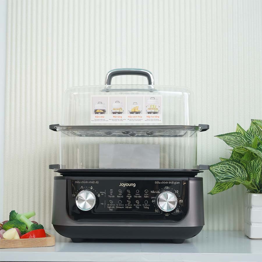Ảnh thực tế Nồi lẩu hấp điện Joyoung JFS-556