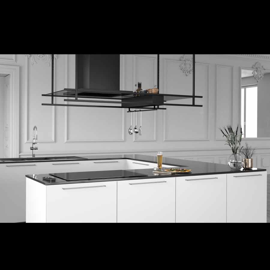 Máy hút mùi đảo Malloca INDUST K140B