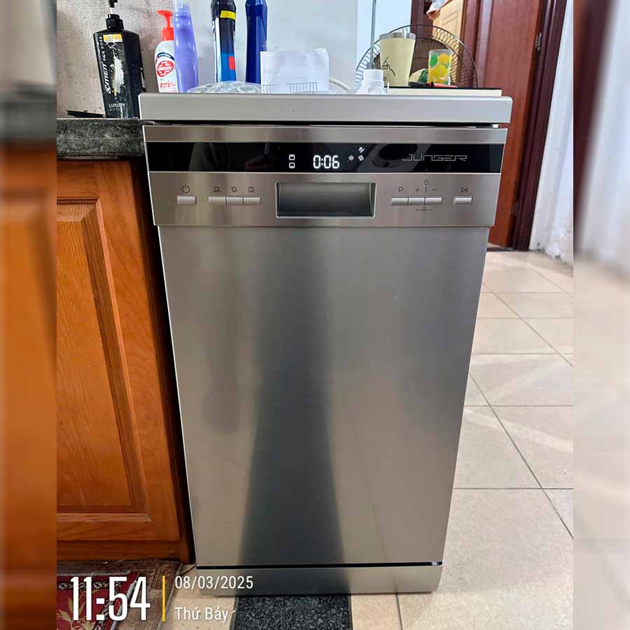 Ảnh thực tế Máy rửa bát Junger DWJ-450
