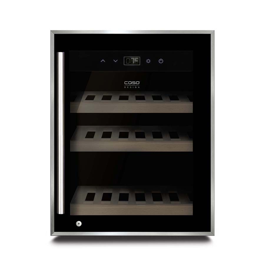 Tủ rượu vang Caso WineSafe 12 Black 624