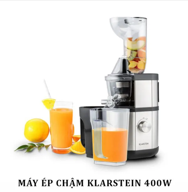 Máy ép chậm KLARSTEIN 400W 60V/p-Bạc