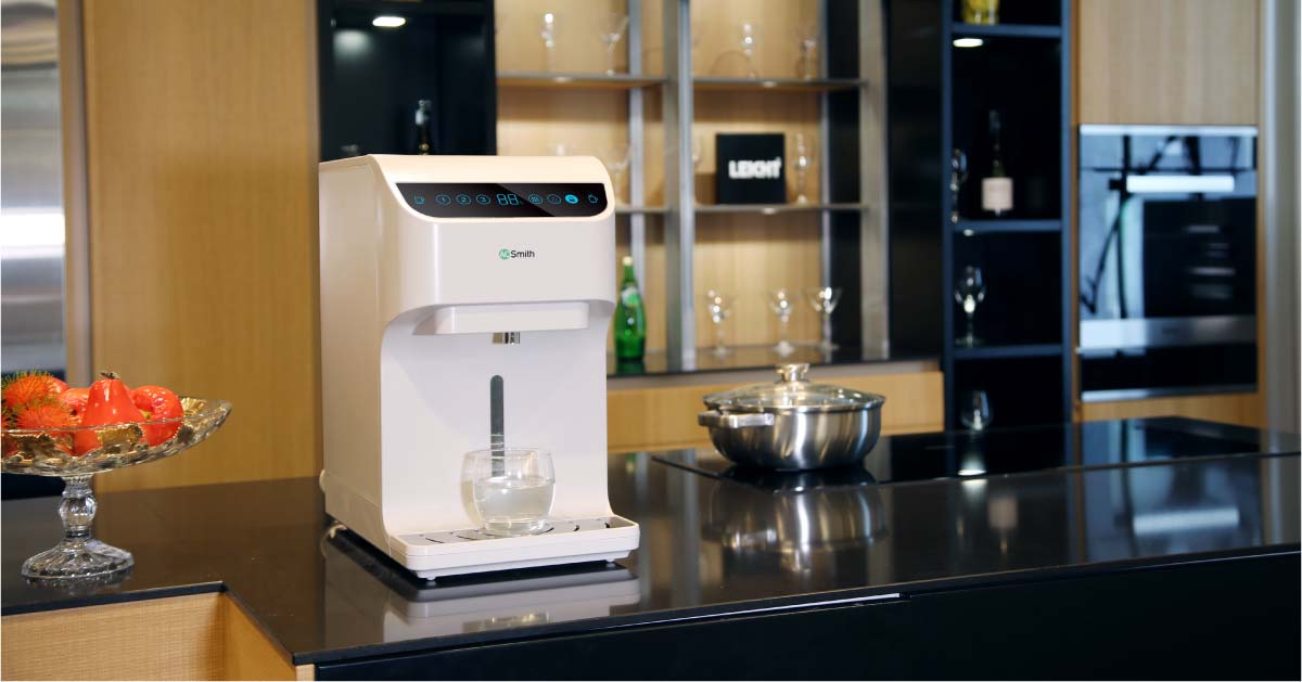 Ảnh thực tế Máy lọc nước RO đặt bàn A.O Smith AR75-A-S-H1