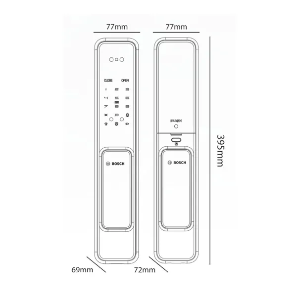 Khóa điện tử Bosch EL600VF