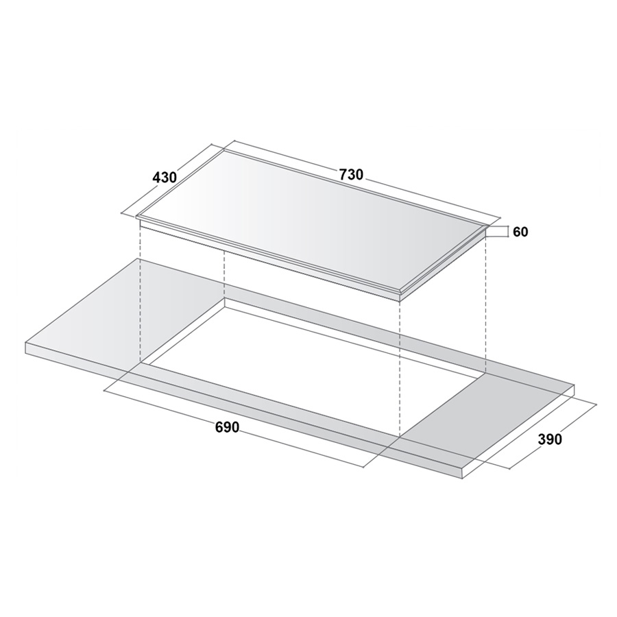 Bếp từ đôi Canzy CZ ITC666