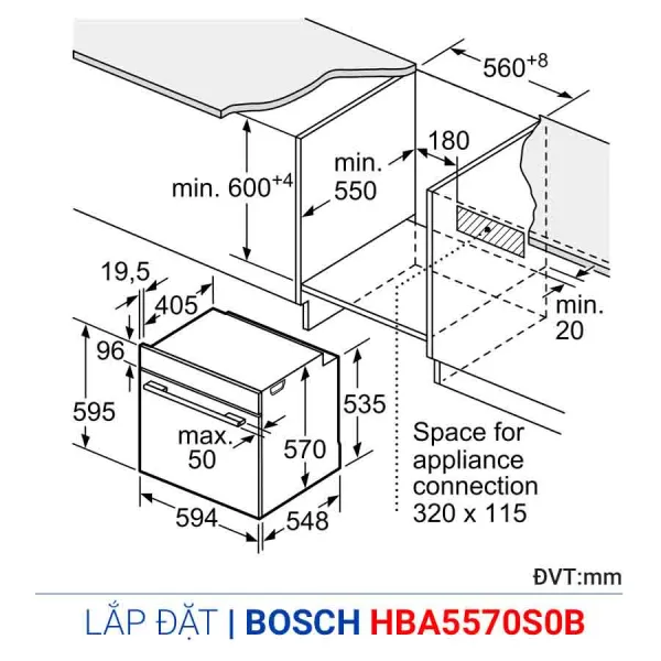 Lò nướng Bosch HBA5570S0B