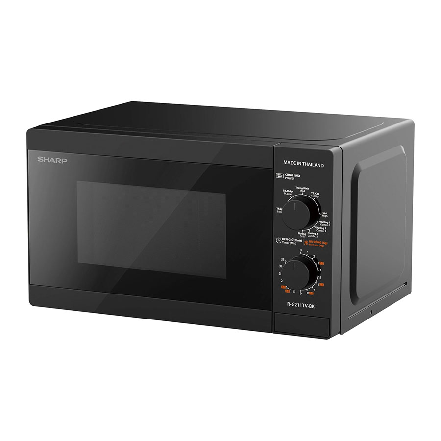 Lò vi sóng có nướng Sharp R-G211TV-BK 21 lít