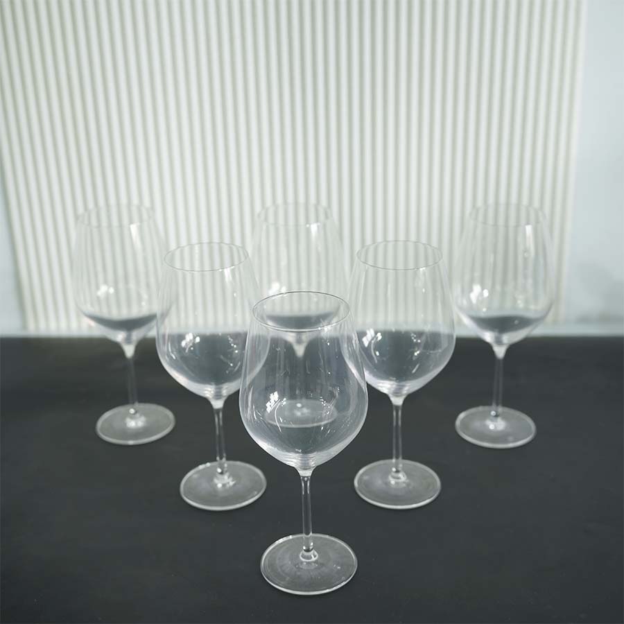 Ảnh thực tế Bộ 6 Ly WMF EASY PLUS BURGUNDY GLASS 0910299990