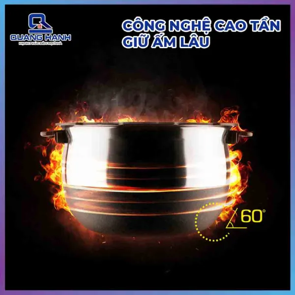 Nồi cơm điện cao tần áp suất Cuckoo CRP-FHR107FG dung tích 1.8 Lít