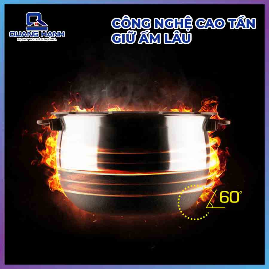 Nồi cơm điện cao tần áp suất Cuckoo CRP-FHR107FG dung tích 1.8 Lít