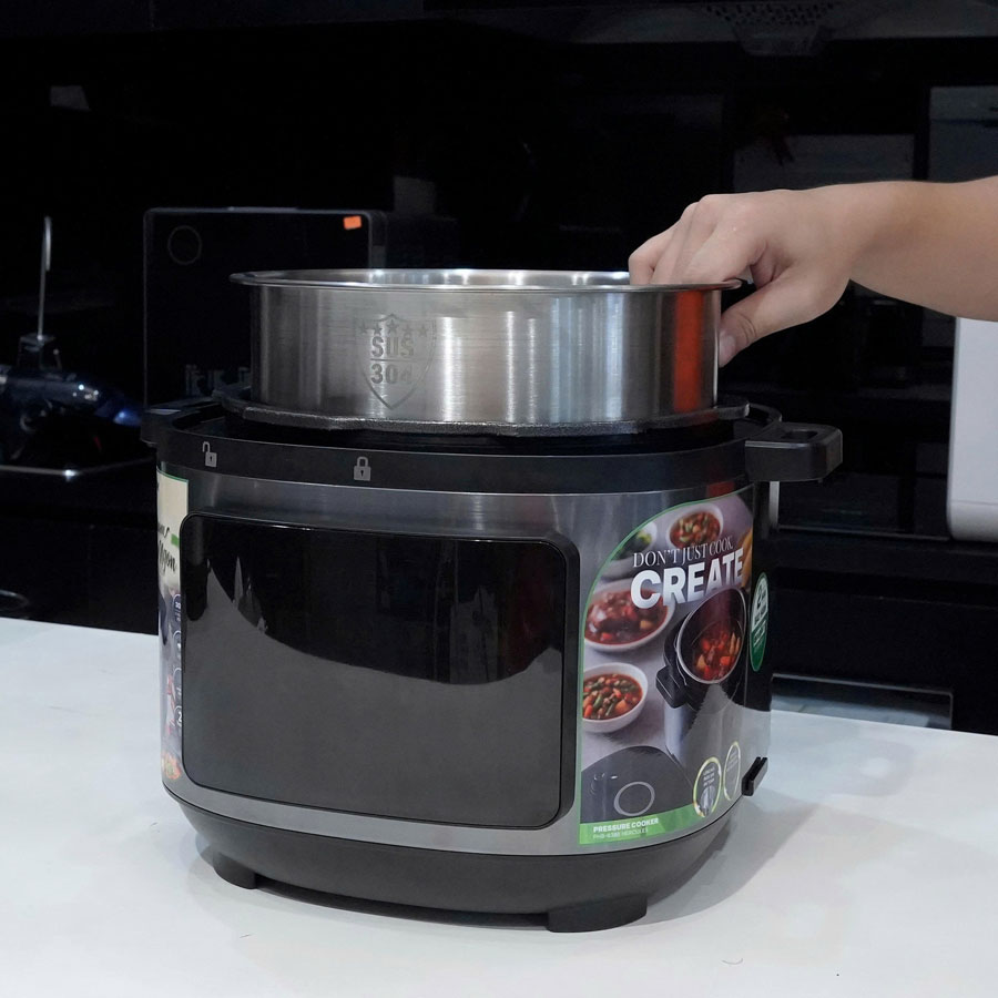 Ảnh thực tế Nồi áp suất đa năng Habibullet PHB-8386 Hercules