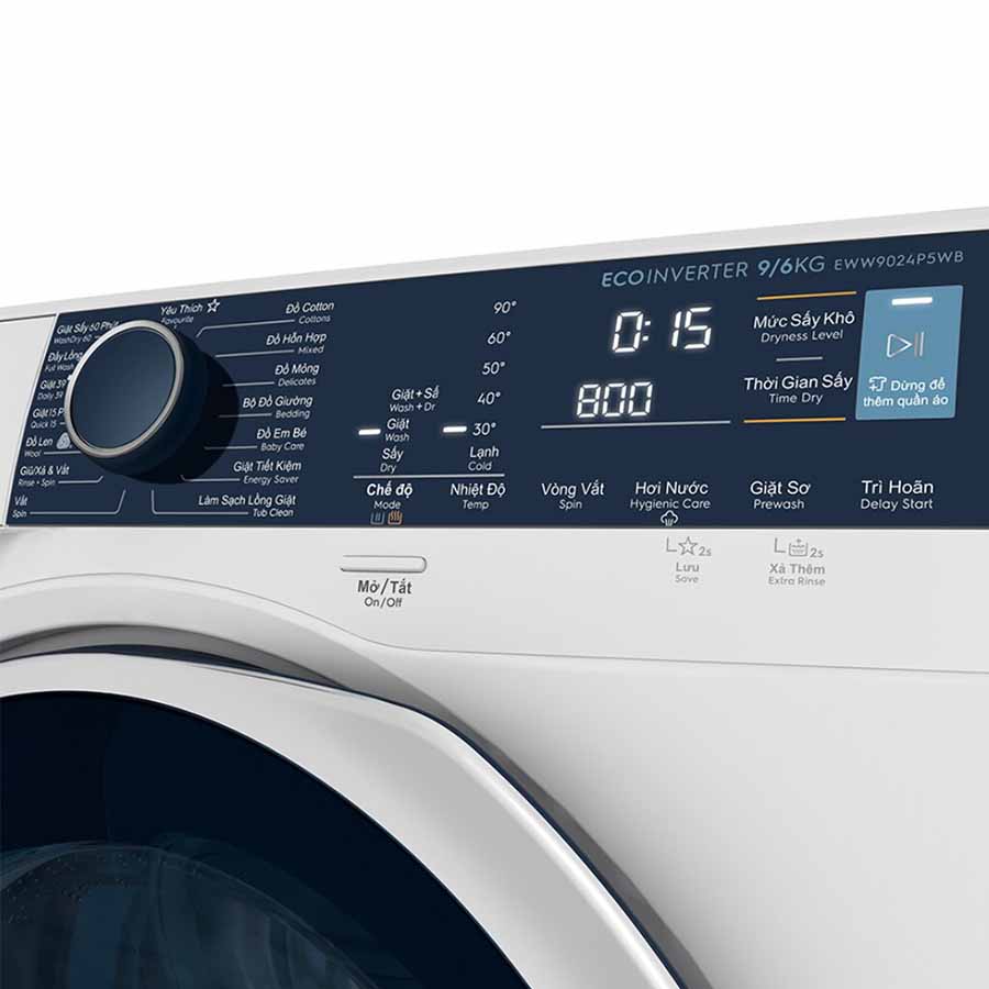 Máy giặt sấy Electrolux 9/6Kg EWW9024P5WB