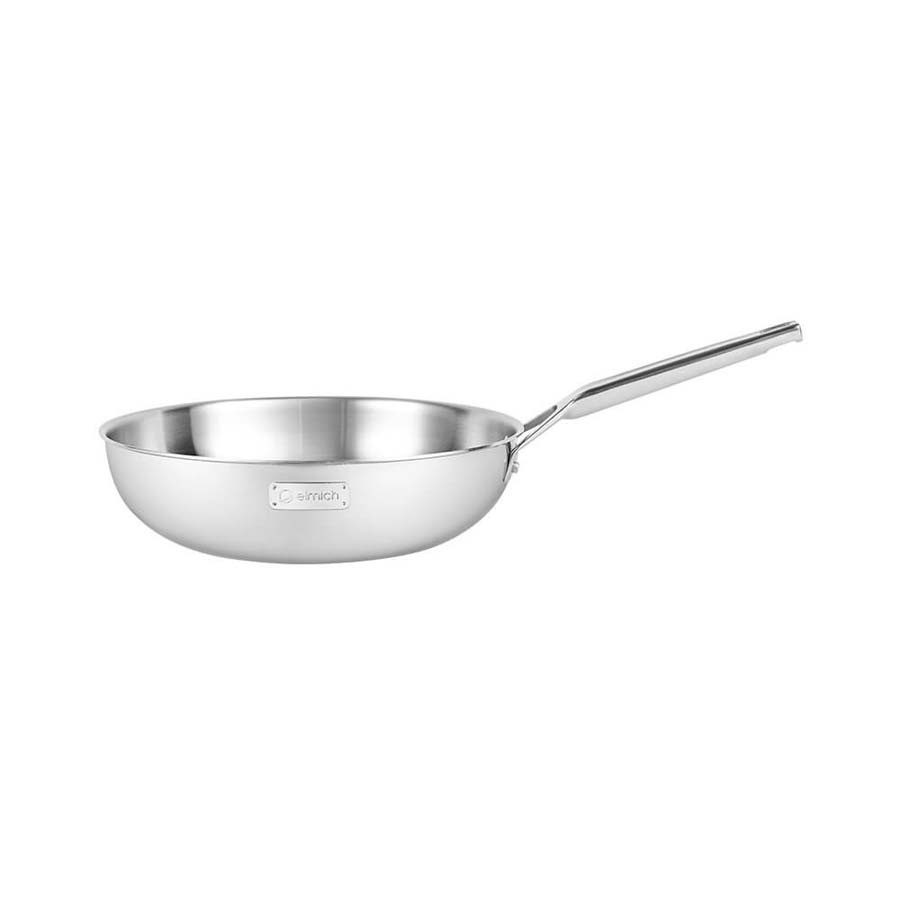 Chảo xào Inox cao cấp 3 lớp đáy liền Elmich Trimax EL-2826 size 26cm