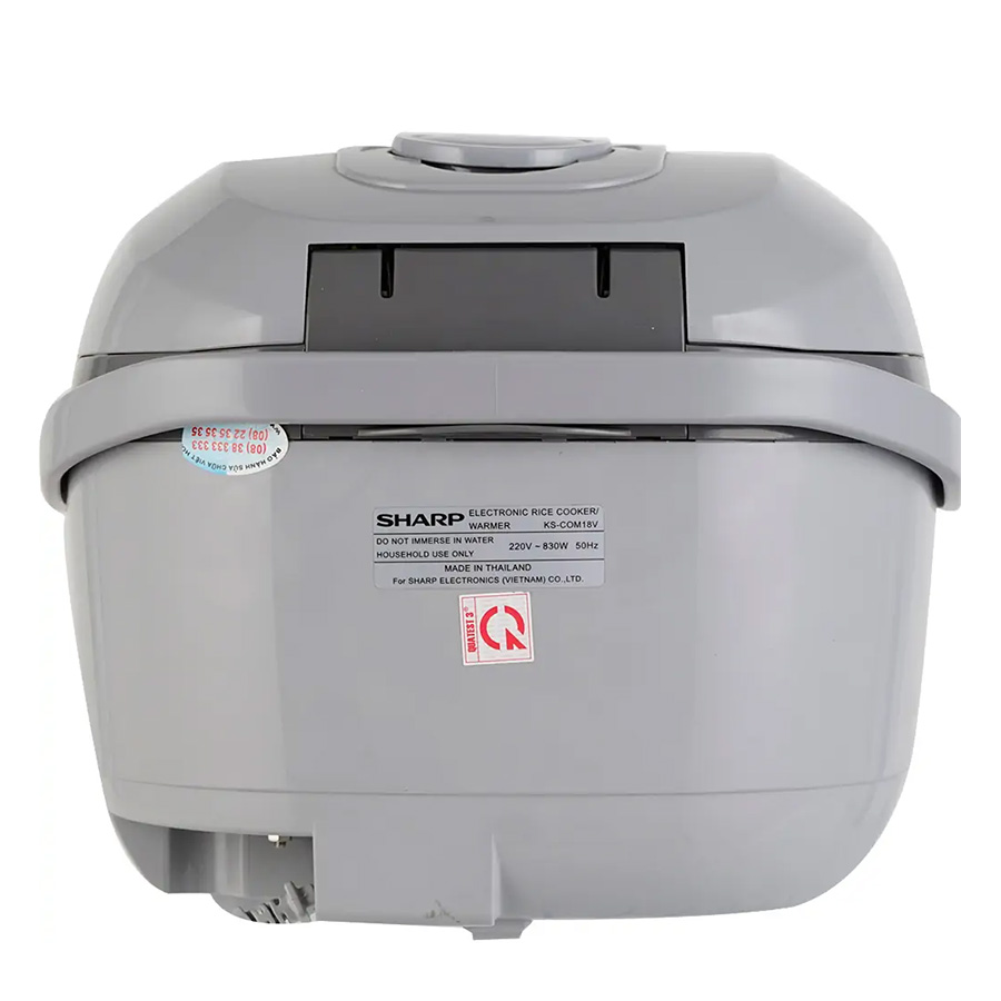 Nồi cơm điện tử Sharp KS-COM18V dung tích 1.8 lít