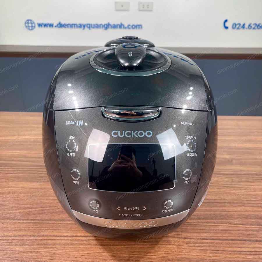 Ảnh thực tế Nồi cơm điện cao tần áp suất Cuckoo CRP-HUF10BS 1.8L