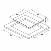 Bếp từ 3 vùng nấu Hafele HC-I6037B 536.61.801 | Chính Hãng