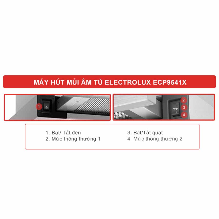 Máy hút mùi Electrolux ECP9541X