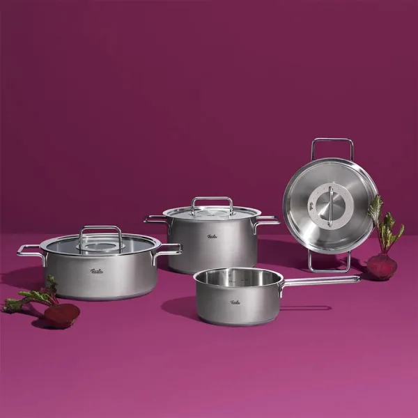 Bộ nồi Fissler Pure Collection 5 món kèm quánh