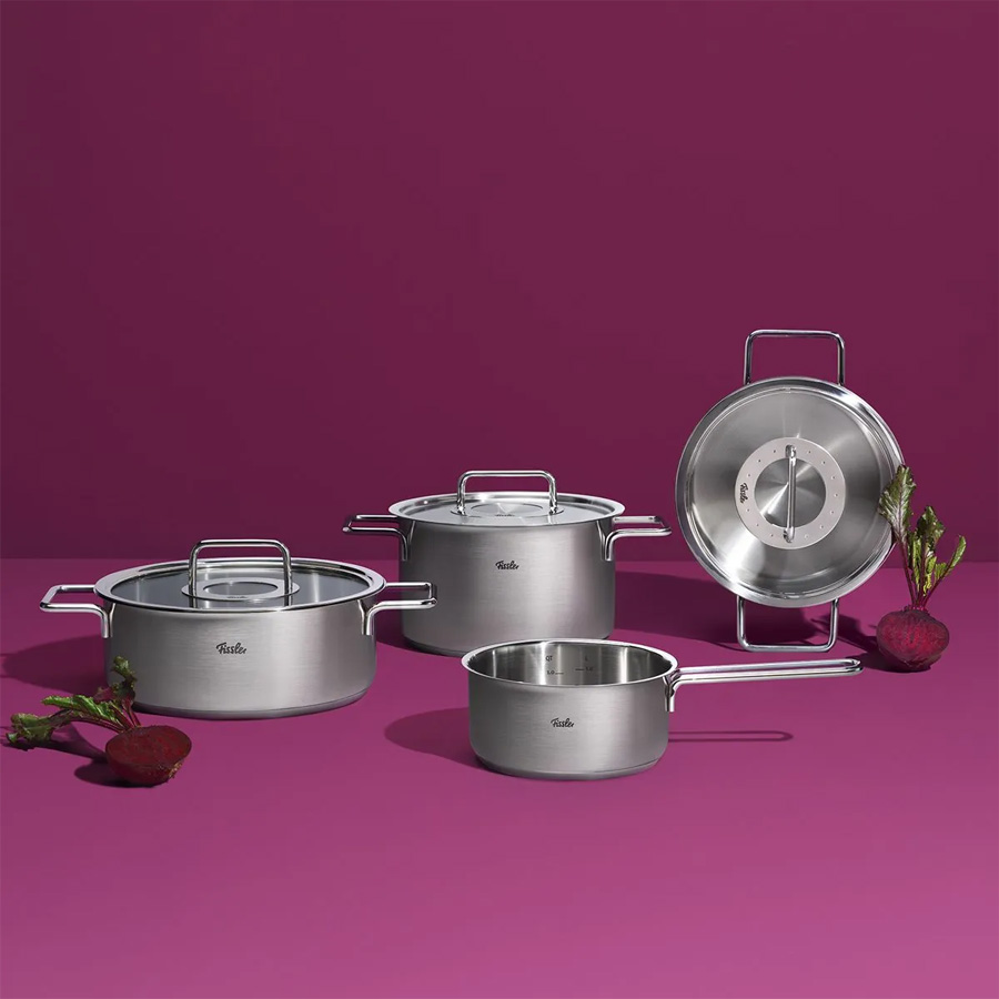 Bộ nồi Fissler Pure Collection 5 món kèm quánh