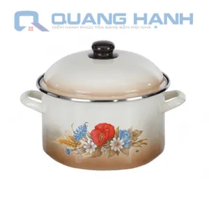 Nồi từ tráng men hoa ELO Kornblume 16cm loại cao