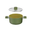 Bộ nồi chống dính Ceramic Elmich Olive EL5220OV03 size 18,20,24cm