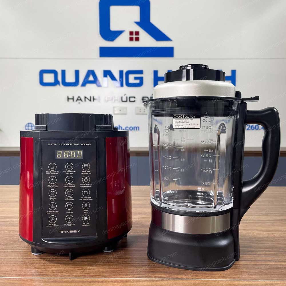Ảnh thực tế Máy làm sữa hạt đa năng Ranbem 769S