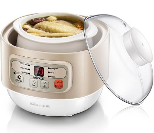 Nồi hầm cháo, chưng yến, tiềm gà cao cấp 2Good Bear A08 - toàn cảnh sản phẩm
