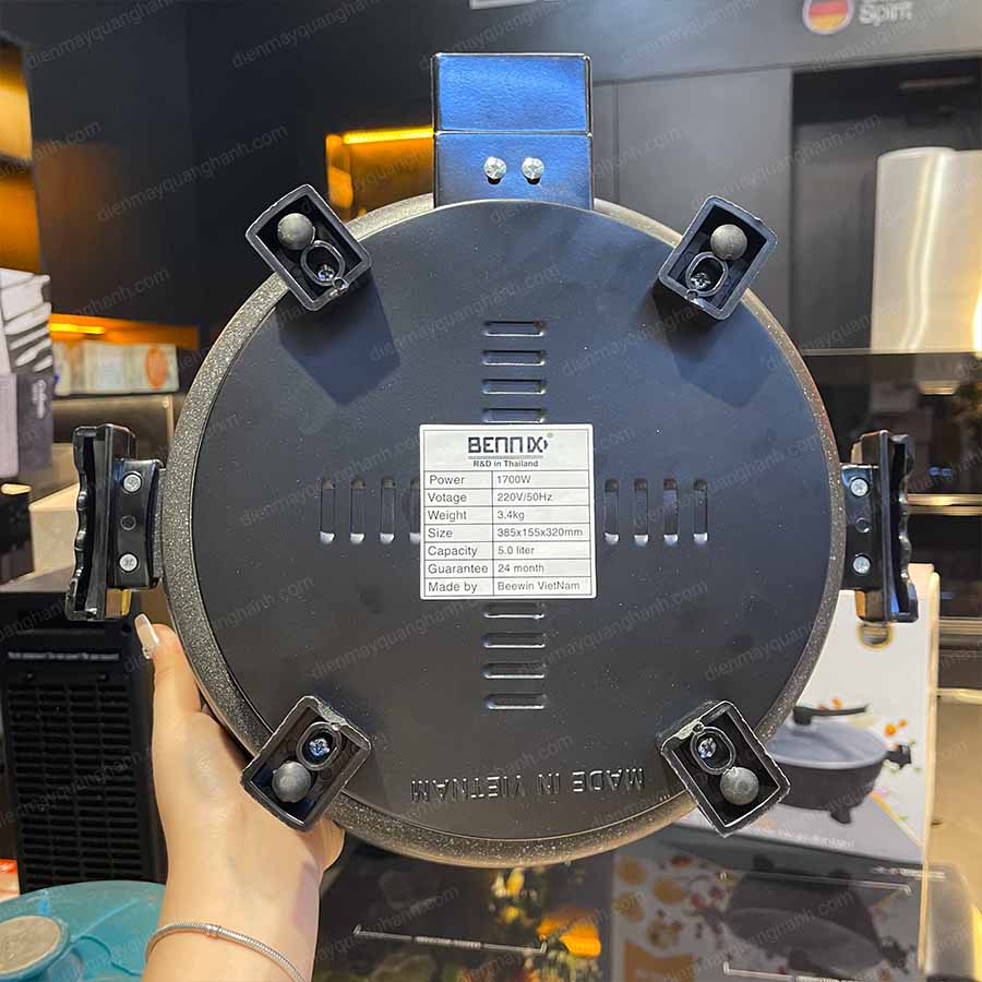 Ảnh thực tế Nồi lẩu điện đa năng Bennix BN-05EGP