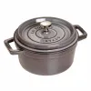 Nồi gang tròn Staub màu xám 16cm – 1.2L
