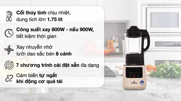 Máy xay nấu đa năng BlueStone BLB-6035
