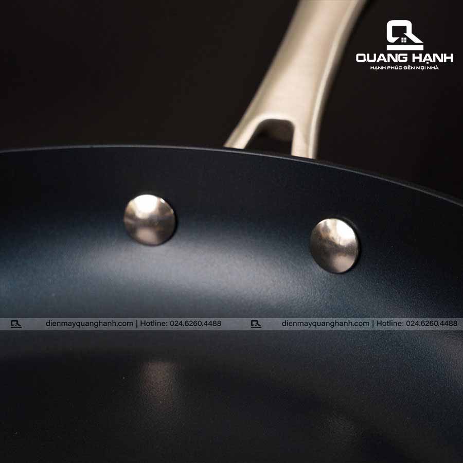 Ảnh thực tế Chảo Inox chống dính cao cấp Ciwete 24cm SS0203-B