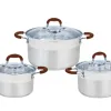 BỘ NỒI INOX SMARTCOOK 3 CHIẾC CỠ 16CM, 20CM, 24CM-SM3331-2353331
