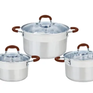 BỘ NỒI INOX SMARTCOOK 3 CHIẾC CỠ 16CM, 20CM, 24CM-SM3331-2353331