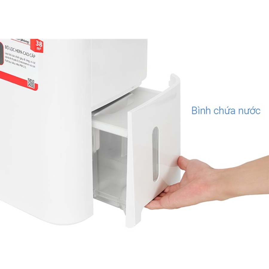 Máy lọc không khí và hút ẩm Sharp DW-E16FA-W 16 lít/ngày