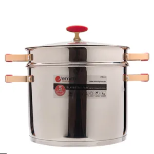 Nồi hấp Elmich Inox 304 Red Velvet 28cm EL0979 – 2350979