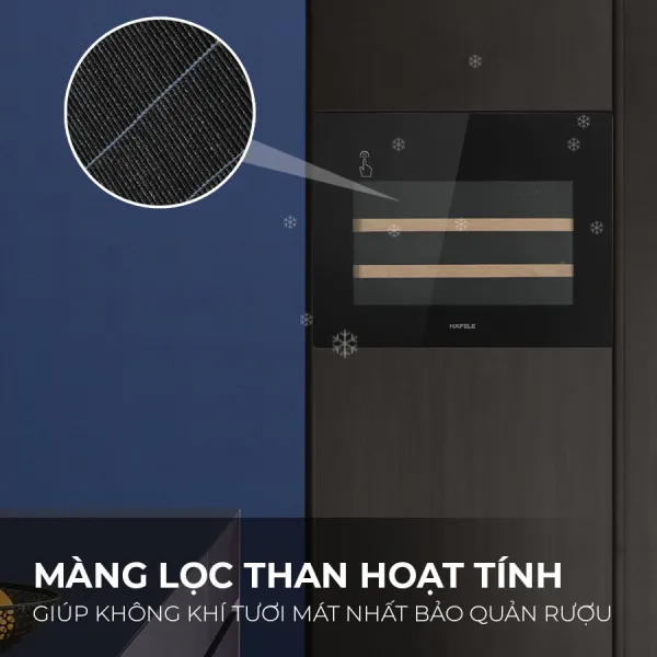 Tủ rượu âm tủ Hafele HW-C62BB 533.17.001