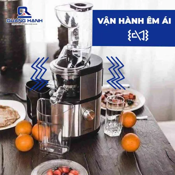 Máy ép chậm KLARSTEIN 400W 60V/p-Bạc