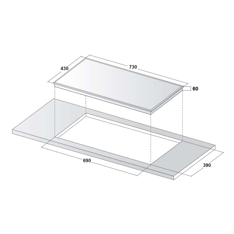 Bếp từ đôi Canzy CZ MLDB88I