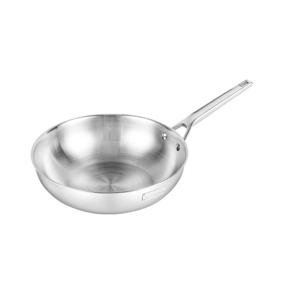 Chảo xào Inox cao cấp 3 lớp đáy liền Elmich Trimax EL-2826 size 26cm - toàn cảnh sản phẩm