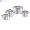Bộ nồi từ Fissler Original Profi collection 4 món nắp kính