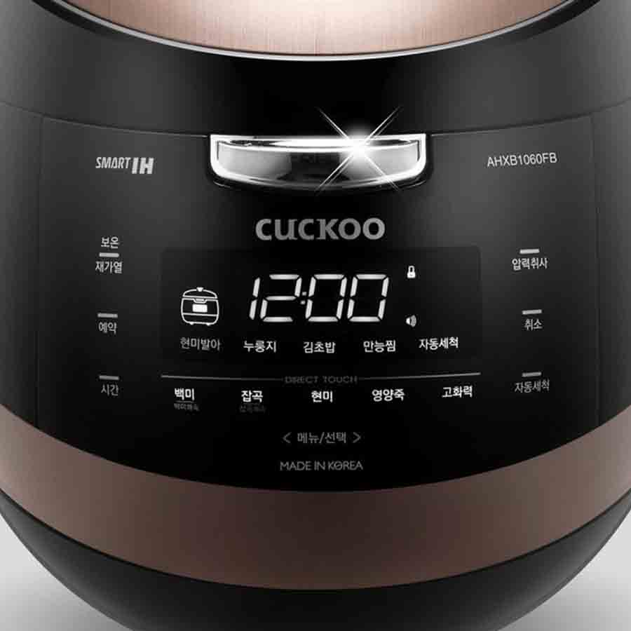 Nồi cơm điện cao tần áp suất Cuckoo CRP-AHXB1060FB dung tích 1.8 Lít