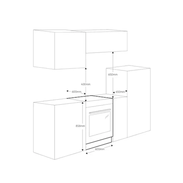Bếp từ kết hợp lò nướng Electrolux LKI640200X