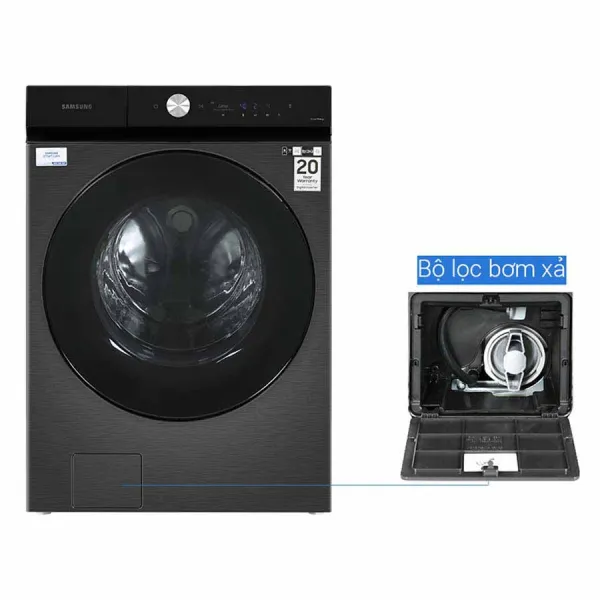 Máy Giặt Sấy Samsung Inverter 12/21 Kg WD21B6400KV/SV